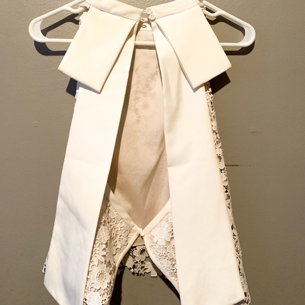 Floral lace ribbon halter 🎀 Spring / Bridal